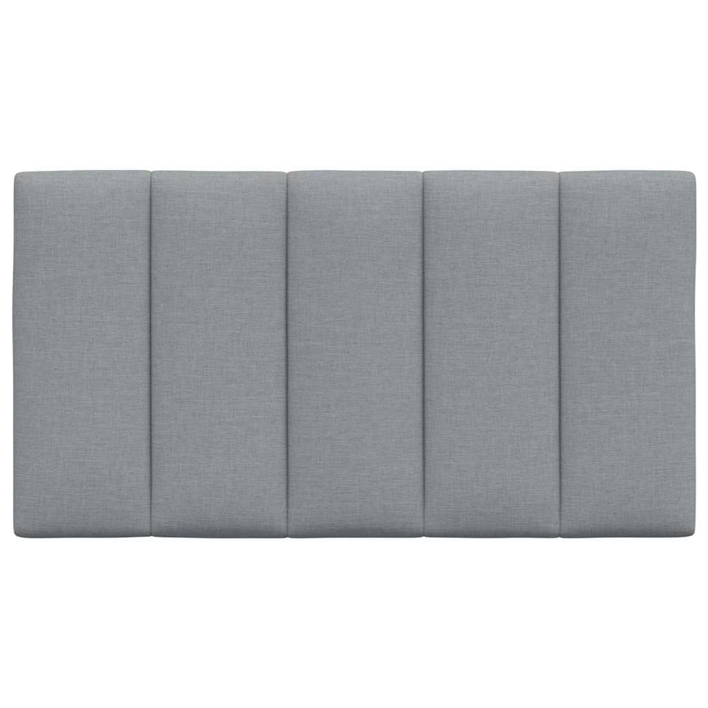 Almofadão de cabeceira hanko 80 cm tecido cinzento-claro