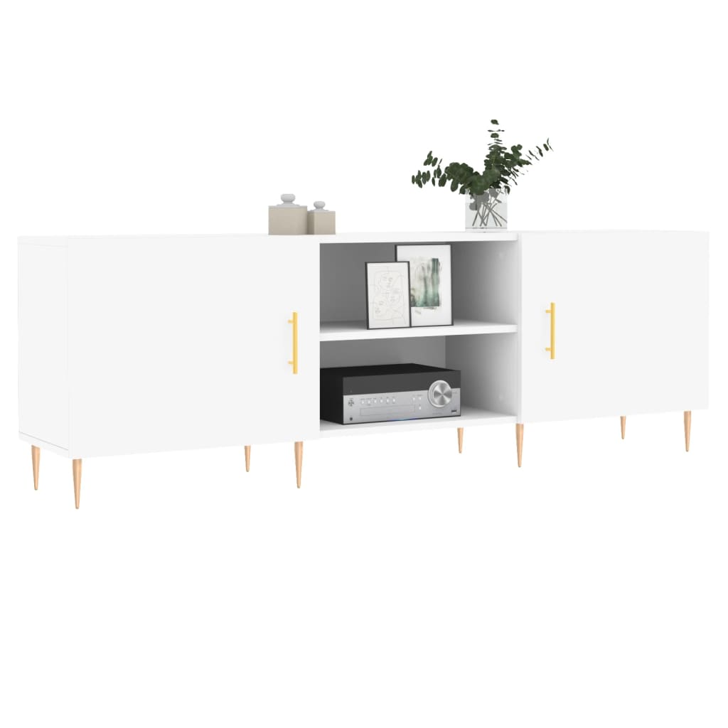 Móvel para TV 150x30x50 cm derivados de madeira branco