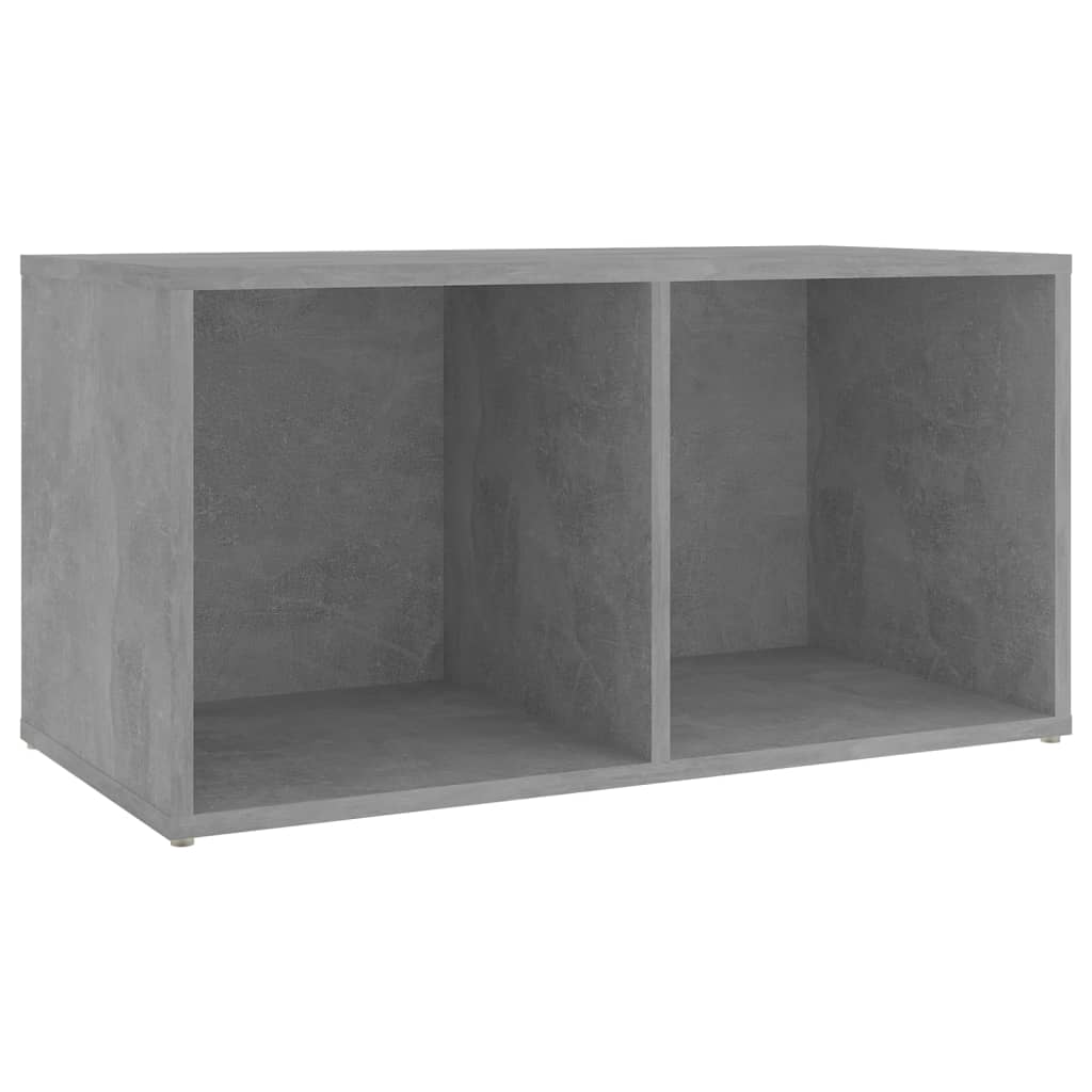 Móveis de TV 4 pcs derivados de madeira cinzento cimento