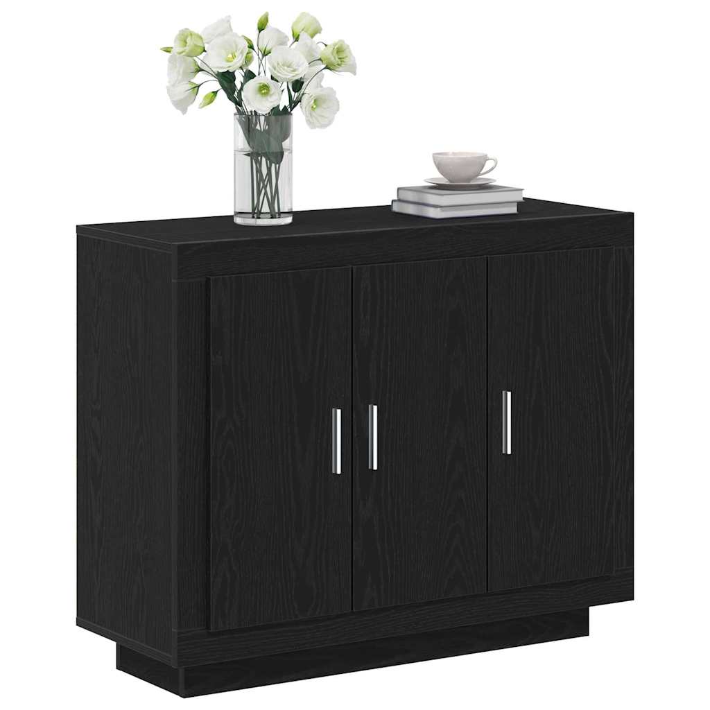 Buffet carvalho preto 92 x 35 x 75 cm derivados de madeira
