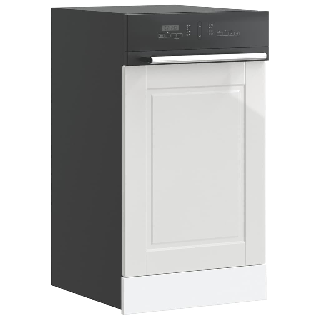 Painel máquina lavar louça porto branco alto brilho 45x1,5x57cm