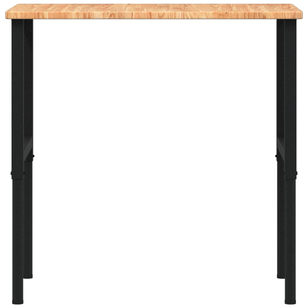 Bancada retangular 100x60x(71,5-98) cm carvalho castanho-claro