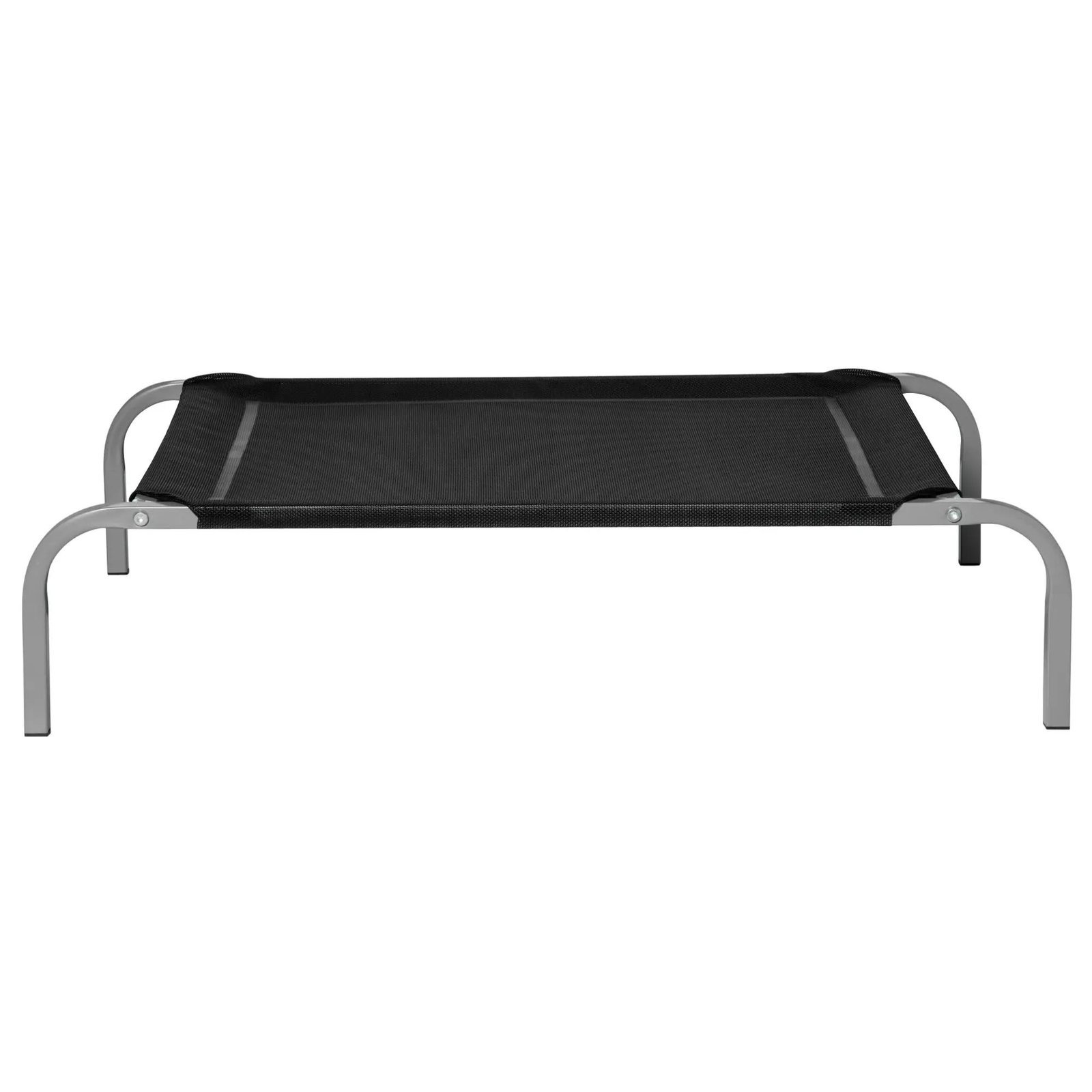 Cama Elevada para Animais de Estimação Cama para Cães e Gatos Desmontável Tecido Textilene Exterior Jardim Terraço 90x65x20cm Pr