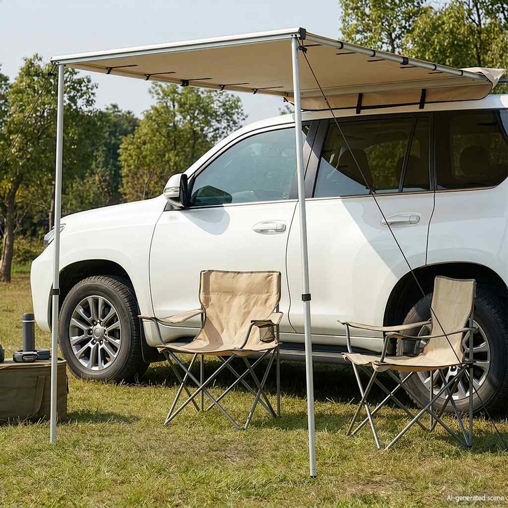 Toldo para autocaravana 1,8x2,5x2,15 m bege