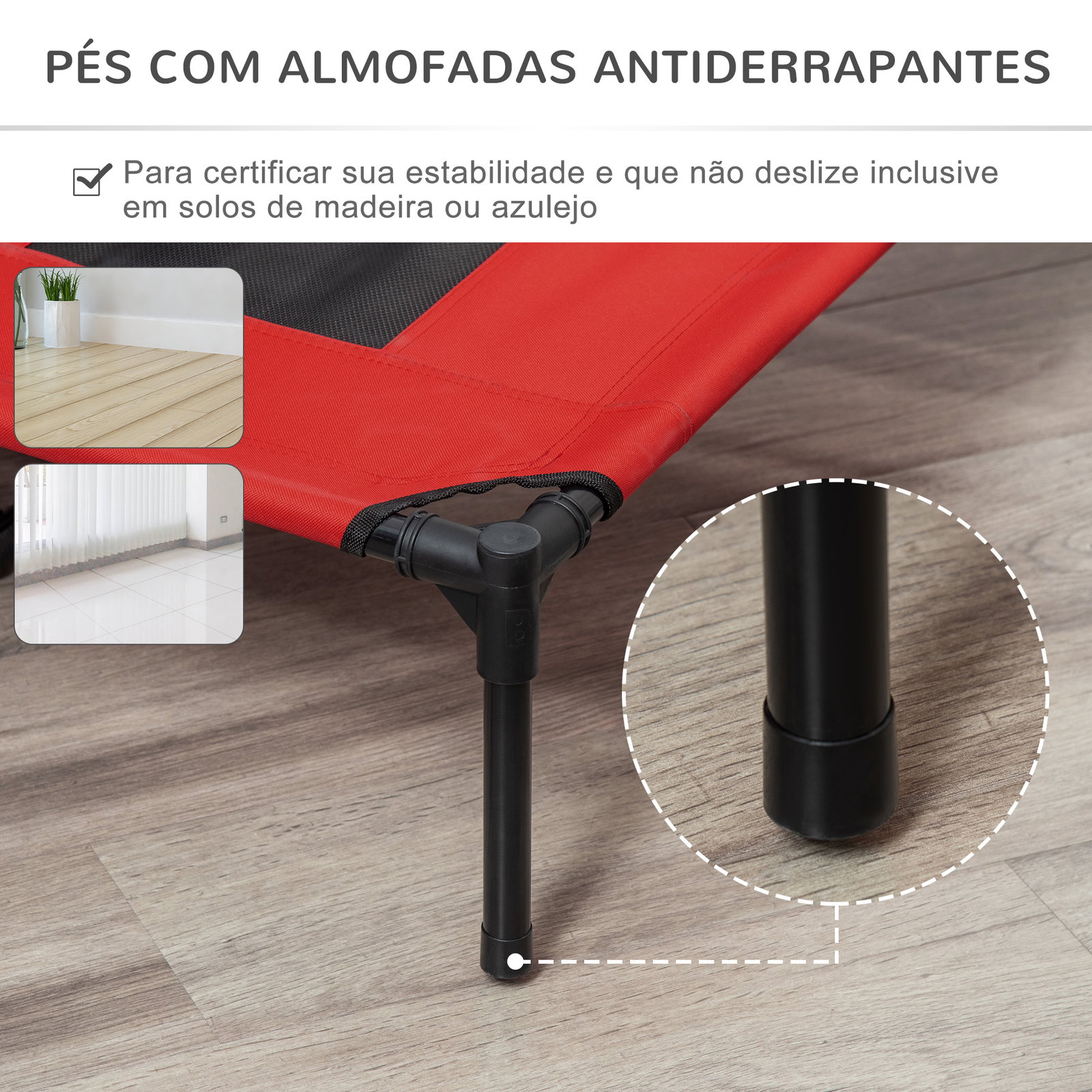 Cama para Animais de Estimação Cama Elevada para Cães Gatos com Tecido Transpirável para Dormir Relaxar Exterior Jardim Terraço