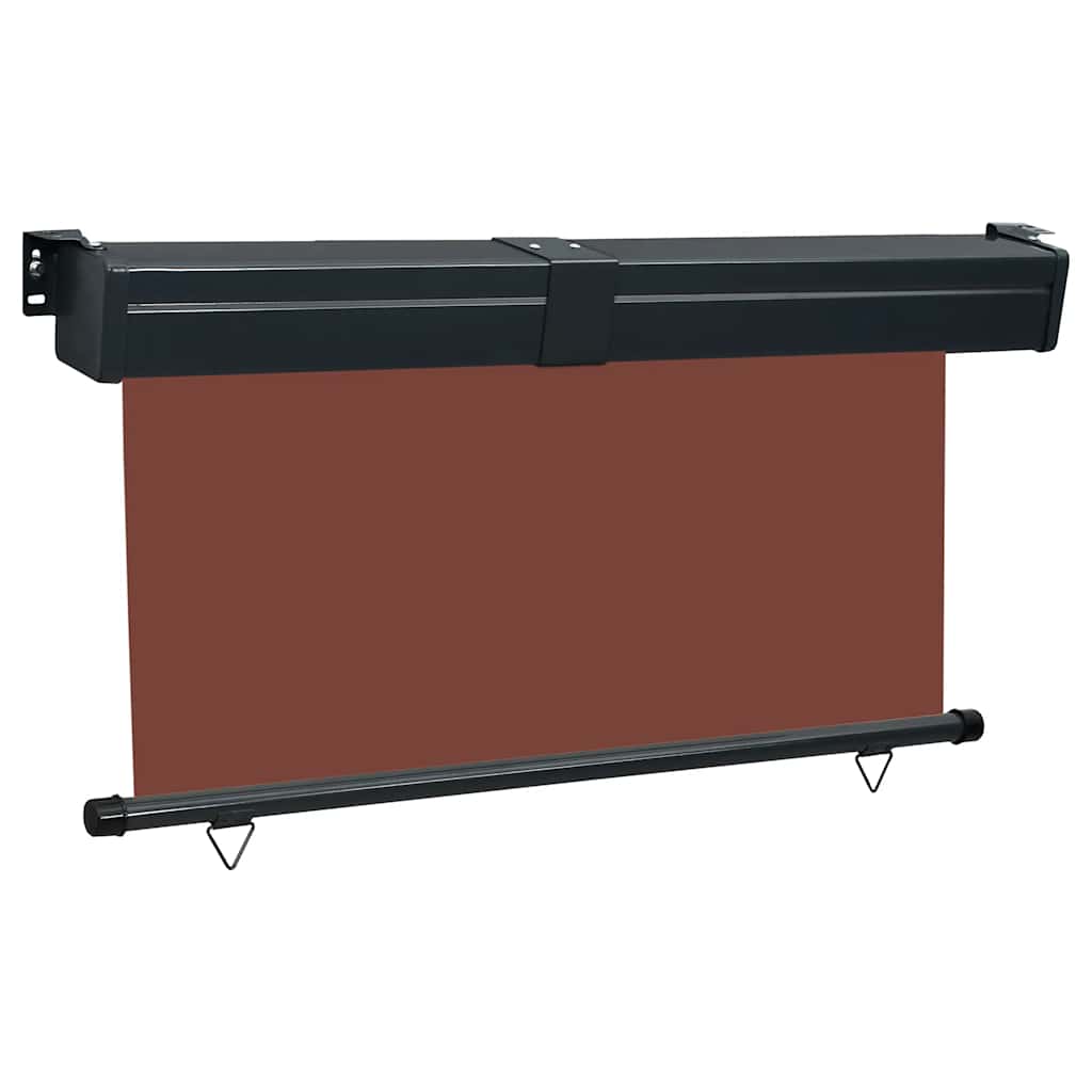Toldo lateral para varanda 145x250 cm castanho