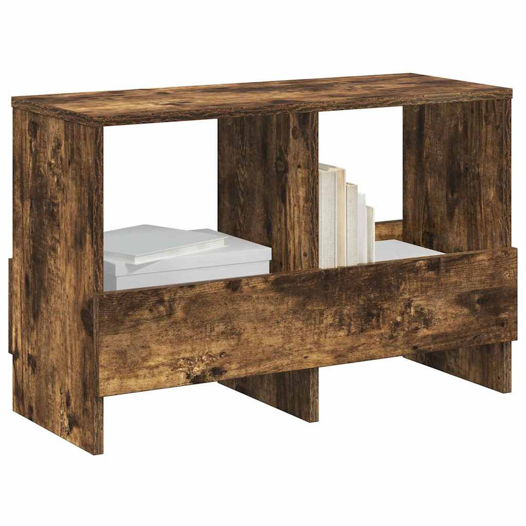 Estante de revistas carvalho defumado 68,5 x 30 x 45 cm