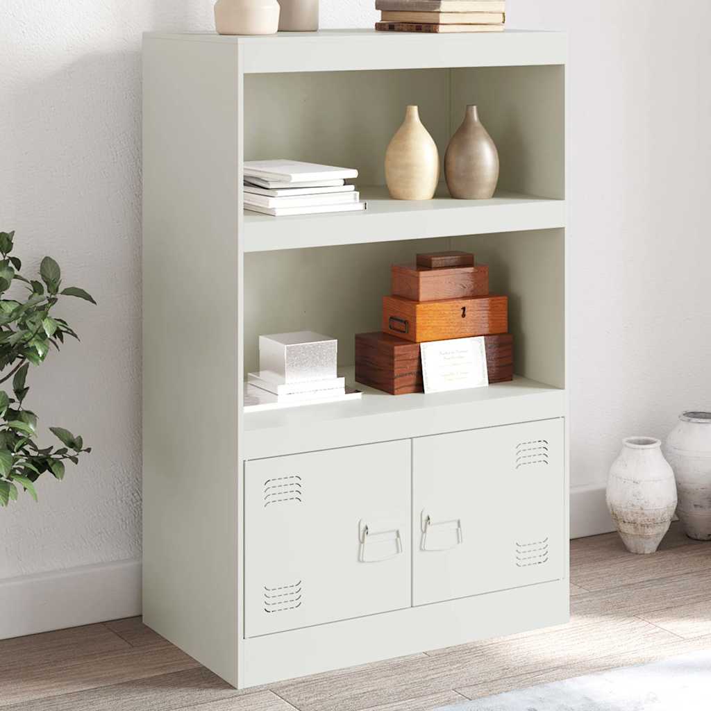 Aparador 67x39x107 cm aço branco