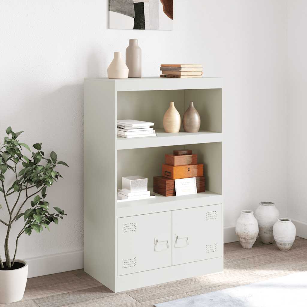 Aparador 67x39x107 cm aço branco
