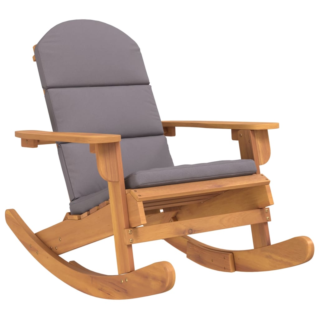 3 Pcs conjunto lounge de jardim adirondack acácia maciça
