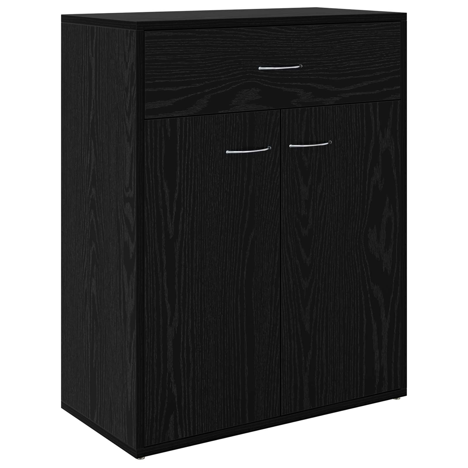 Buffet carvalho preto 60 x 30 x 75 cm derivados de madeira