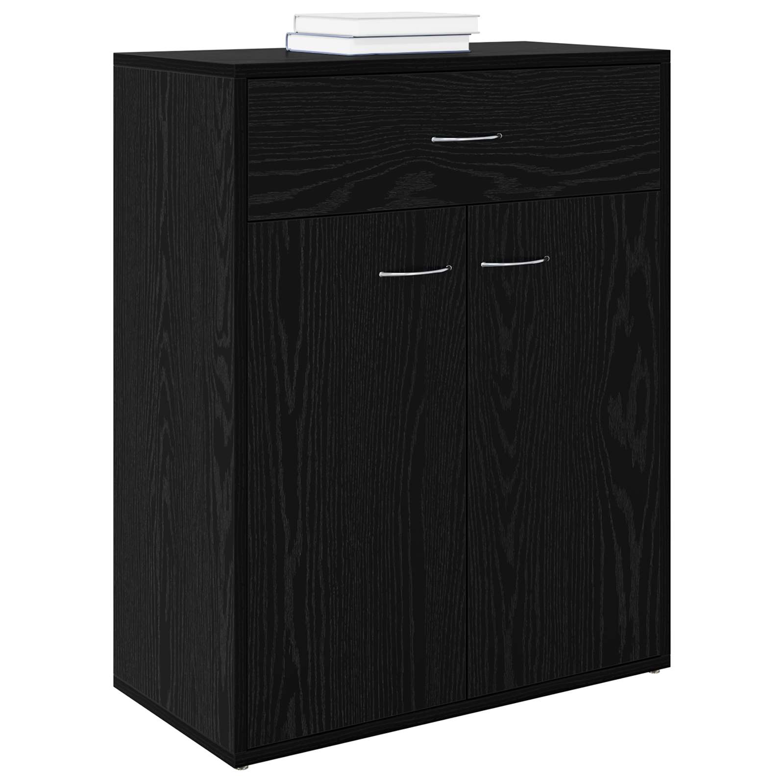 Buffet carvalho preto 60 x 30 x 75 cm derivados de madeira