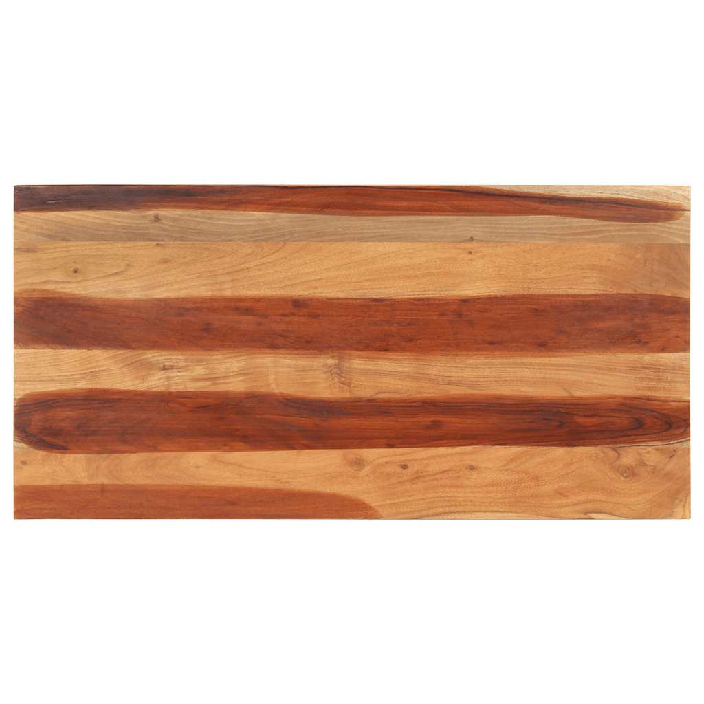 Tampo de mesa 120x60x(2,5-2,7) cm madeira de acácia maciça