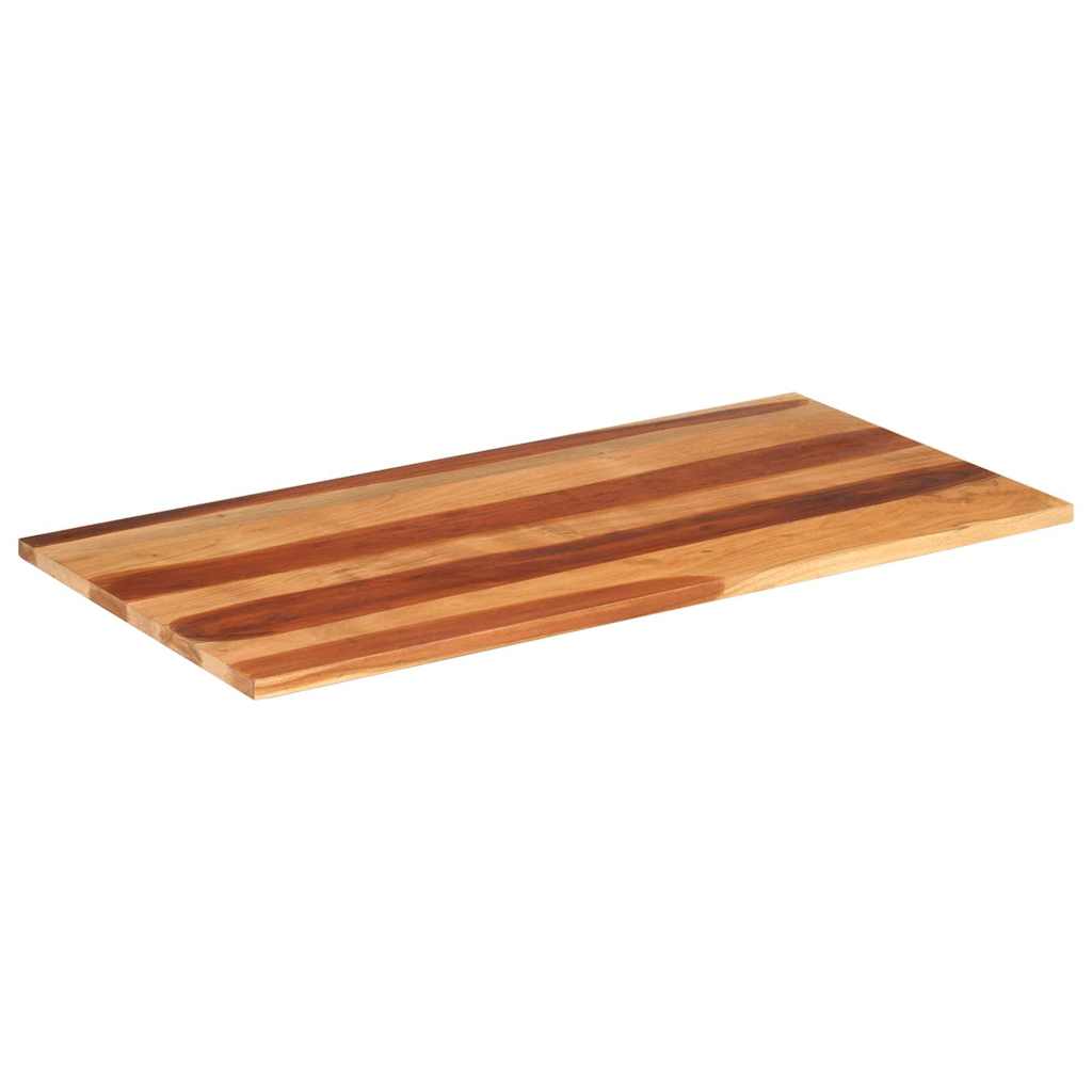Tampo de mesa 120x60x(2,5-2,7) cm madeira de acácia maciça