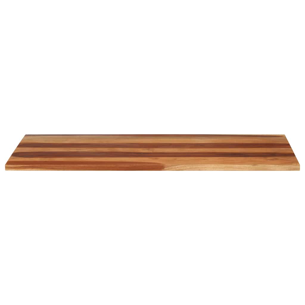 Tampo de mesa 120x60x(2,5-2,7) cm madeira de acácia maciça