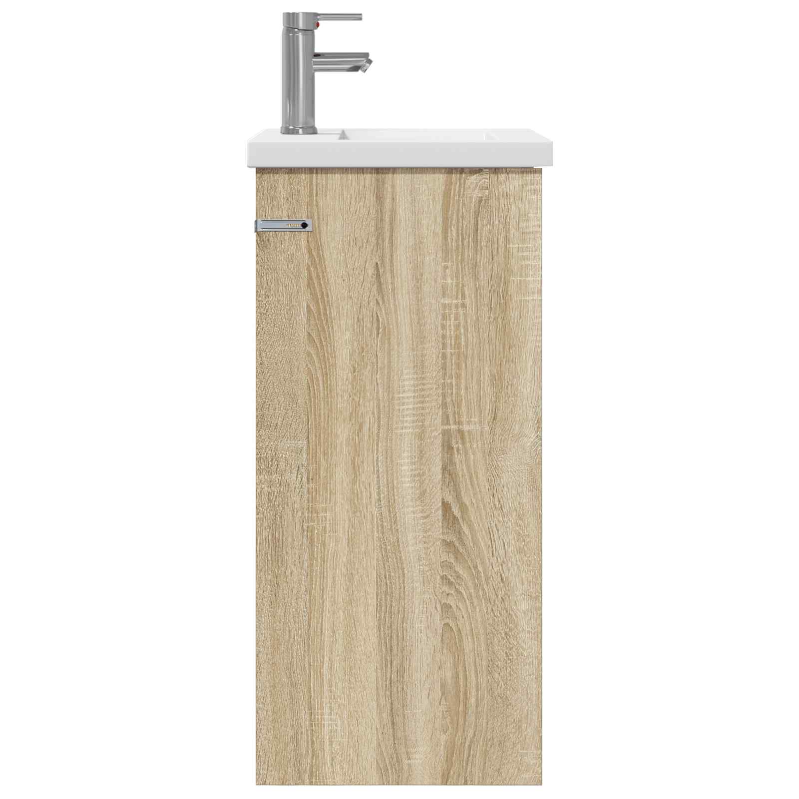 Gabinete de banheiro com pia carvalho sonoma 42 x 40 x 84,5 cm