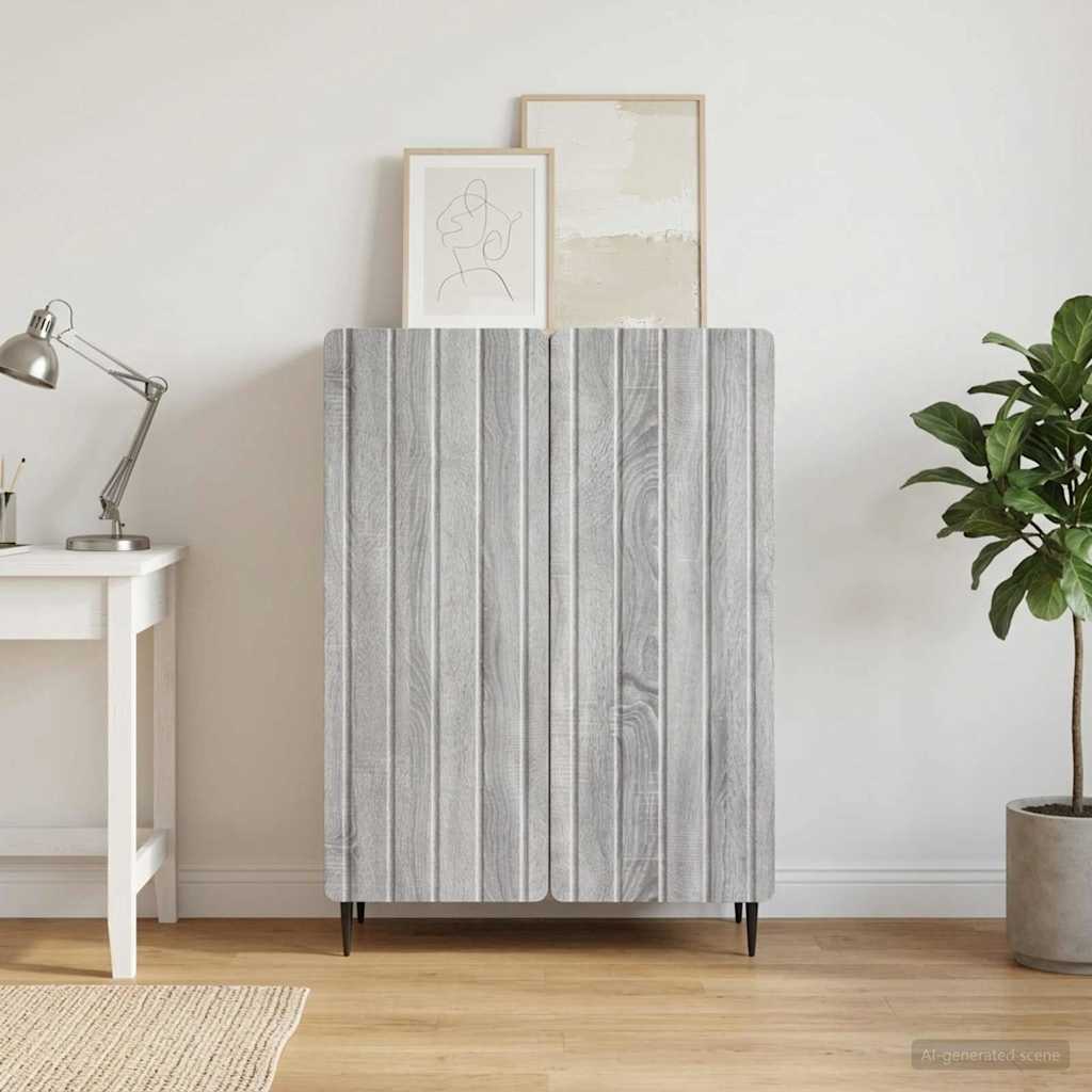 Buffet sonoma cinzento 66 x 34,5 x 92 cm derivados de madeira