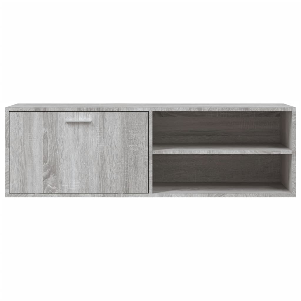 Móvel de TV 120x34x37 cm derivados de madeira cinzento sonoma