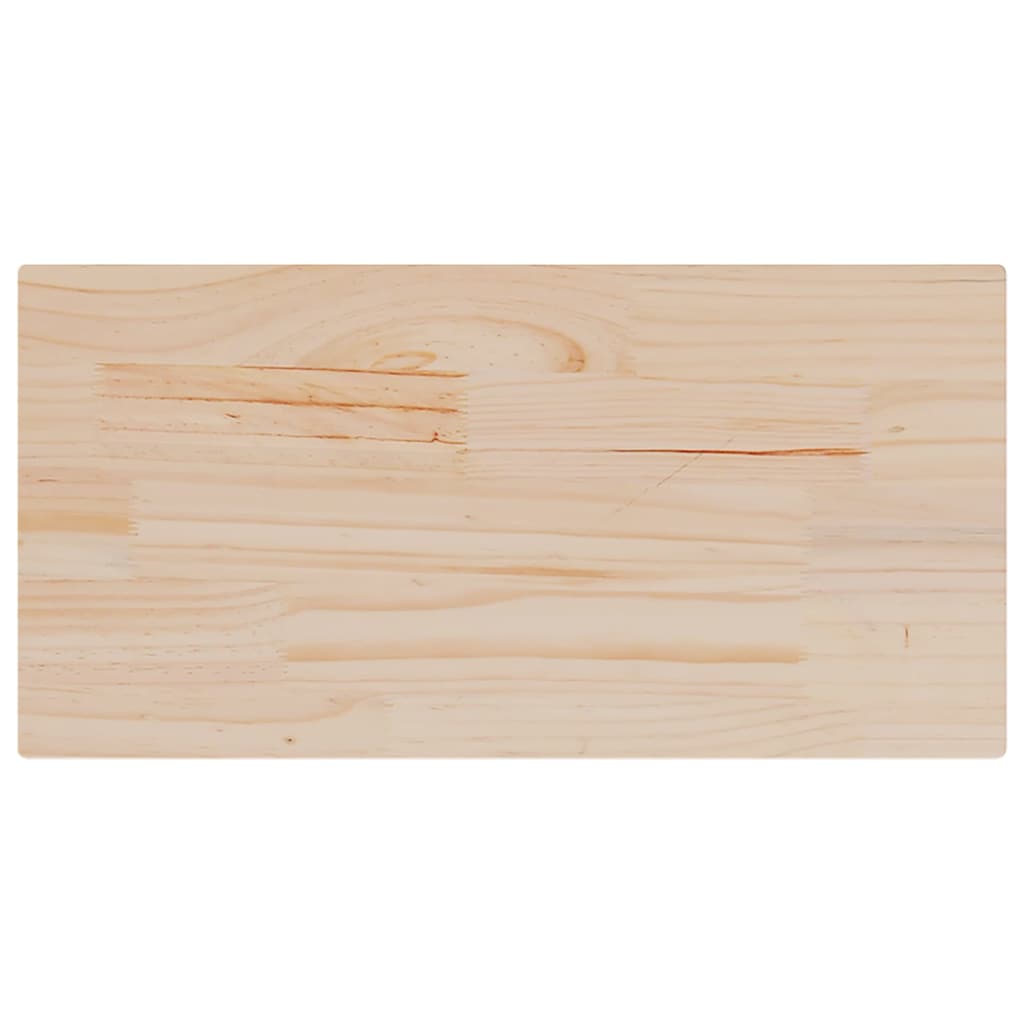 Tampos de mesa retangulares 4 pcs 90x45x1,7 cm pinho maciço