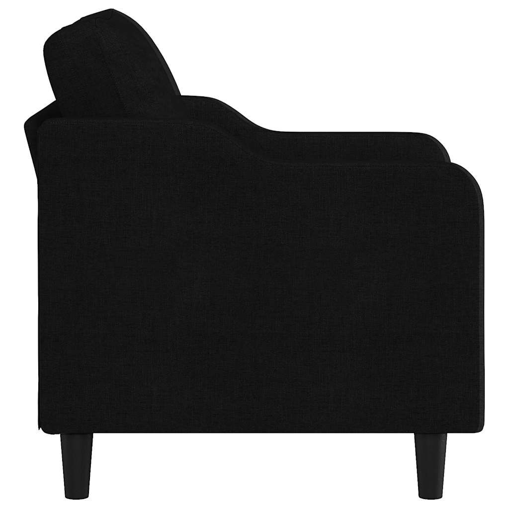 Poltrona 60 cm tecido preto