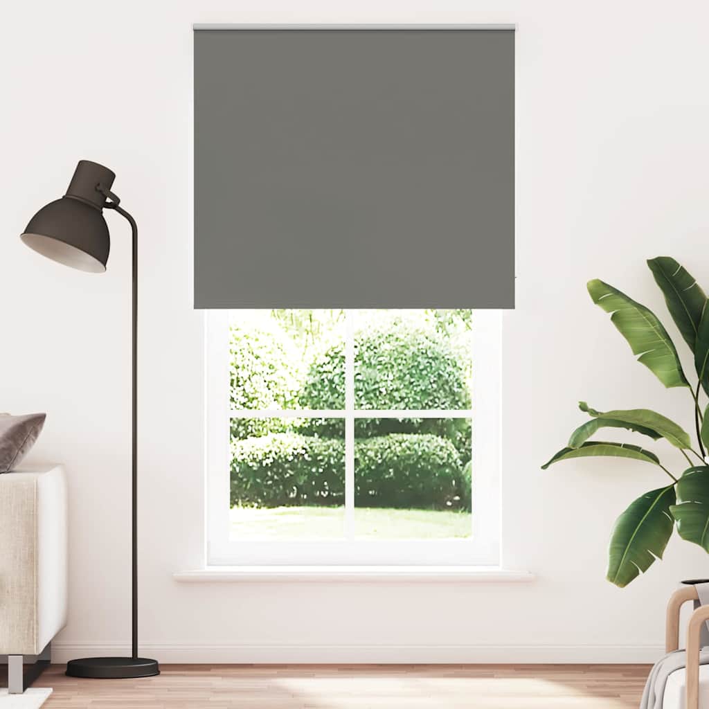 Persiana de enrolar 130x210 cm largura tecido 126,6cm poliéster