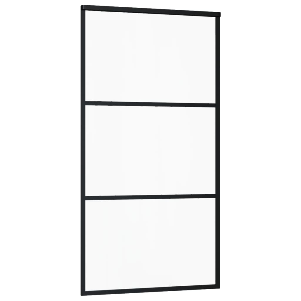 Porta deslizante c/ conj ferragens 102x205cm vidro esg/alumínio