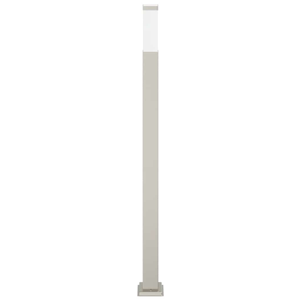 Luminária de poste 110 cm em aço inoxidável IP44