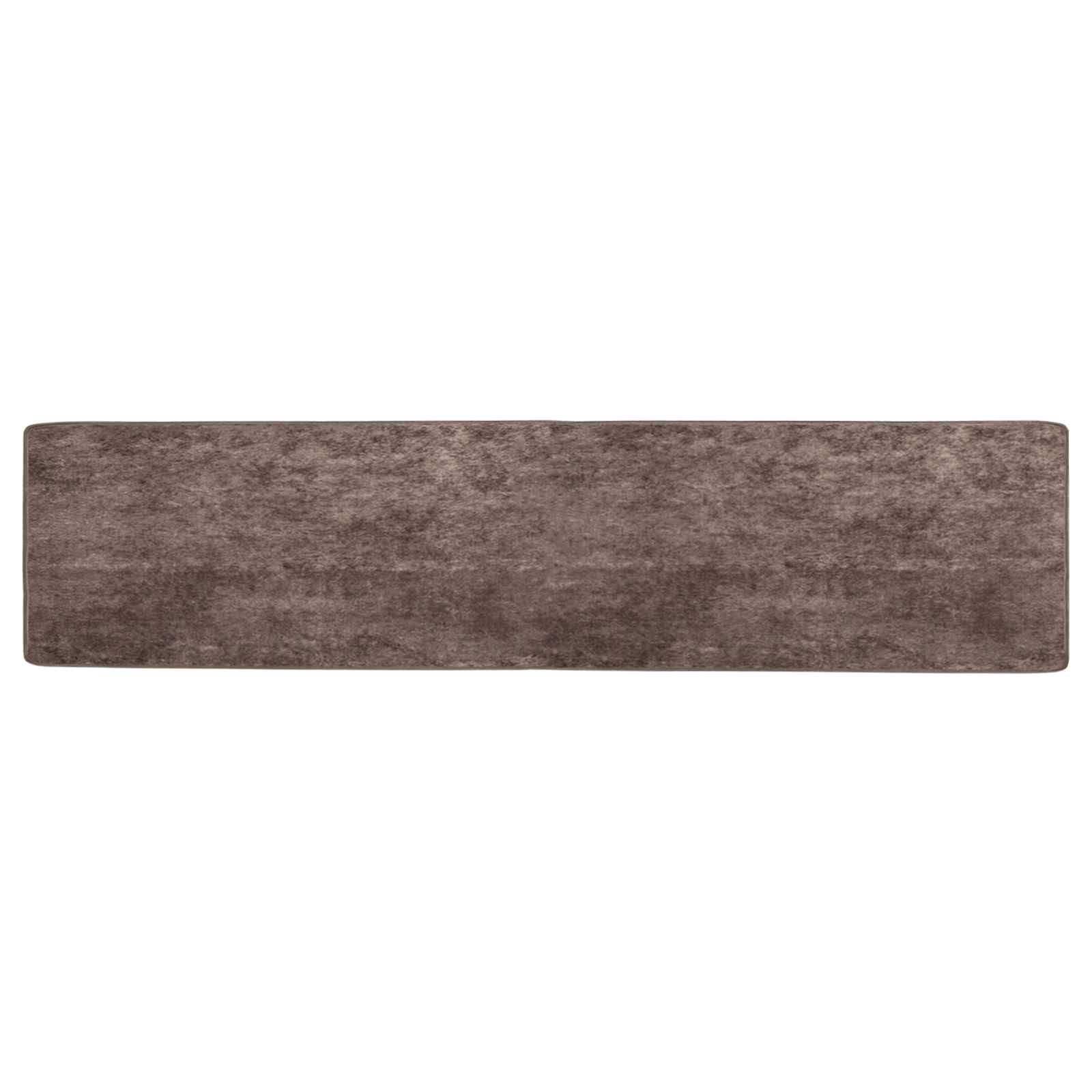 Passadeira marsa cinzento 50 x 400 cm poliéster e PVC