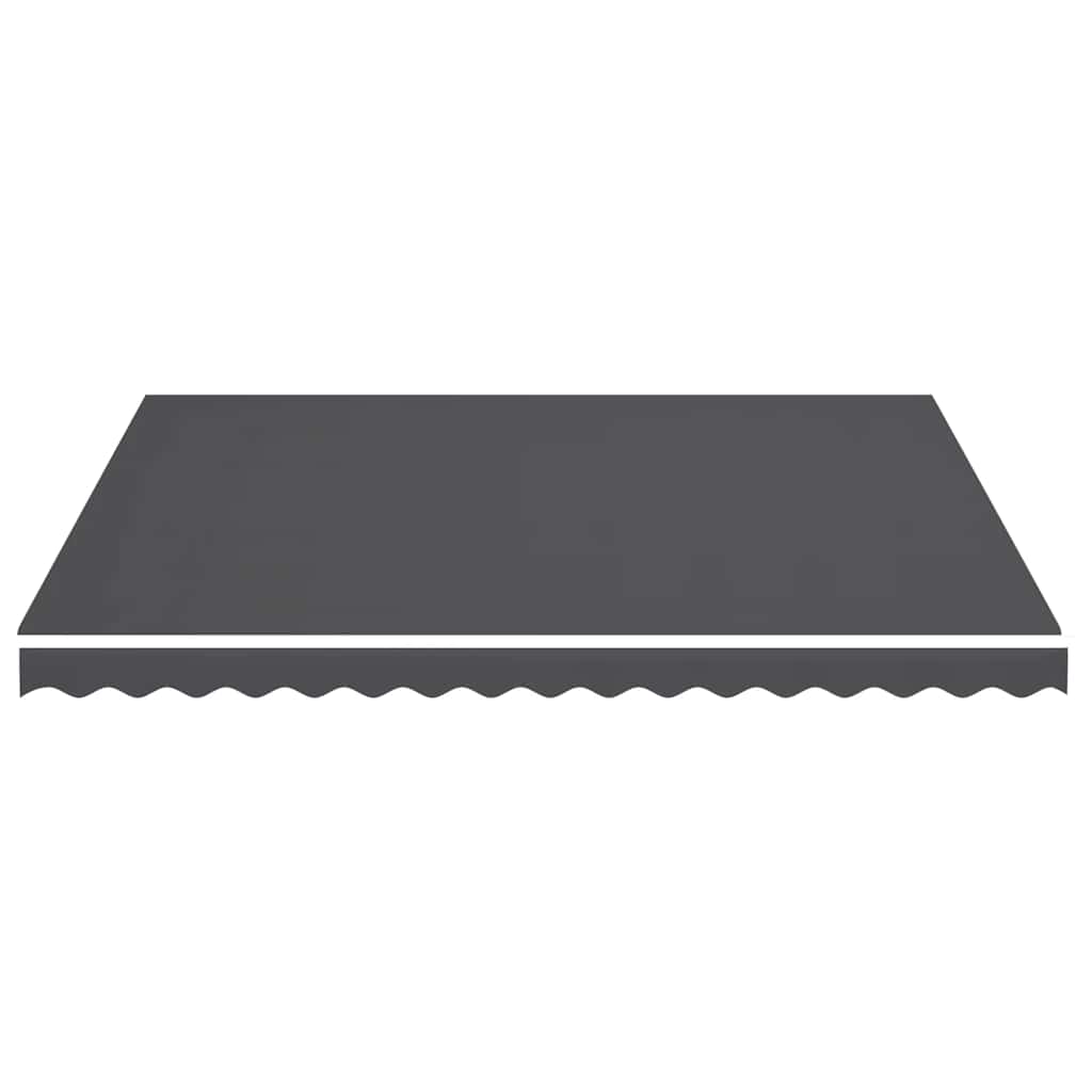Tecido de substituição para toldo antracite 400x350 cm poliéster