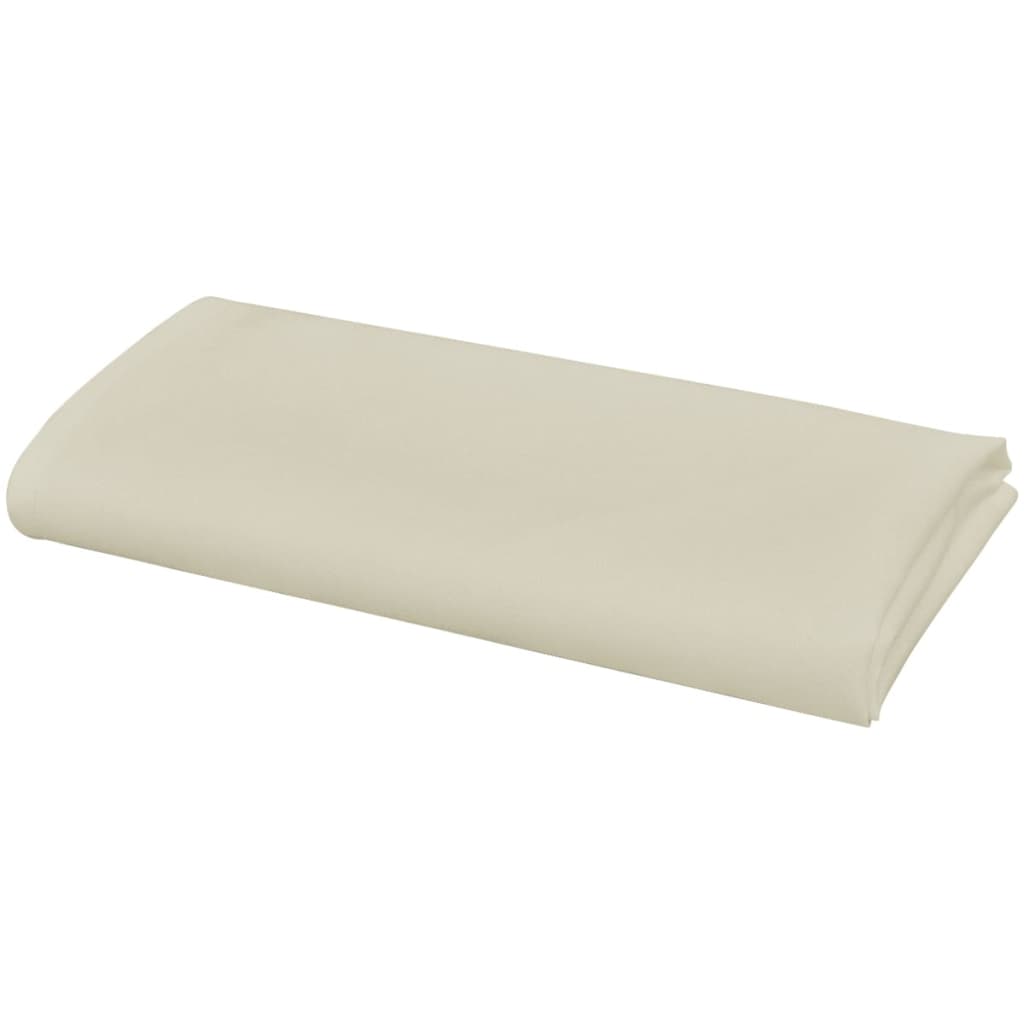 Guardanapos de jantar 10 pcs 50x50 cm creme