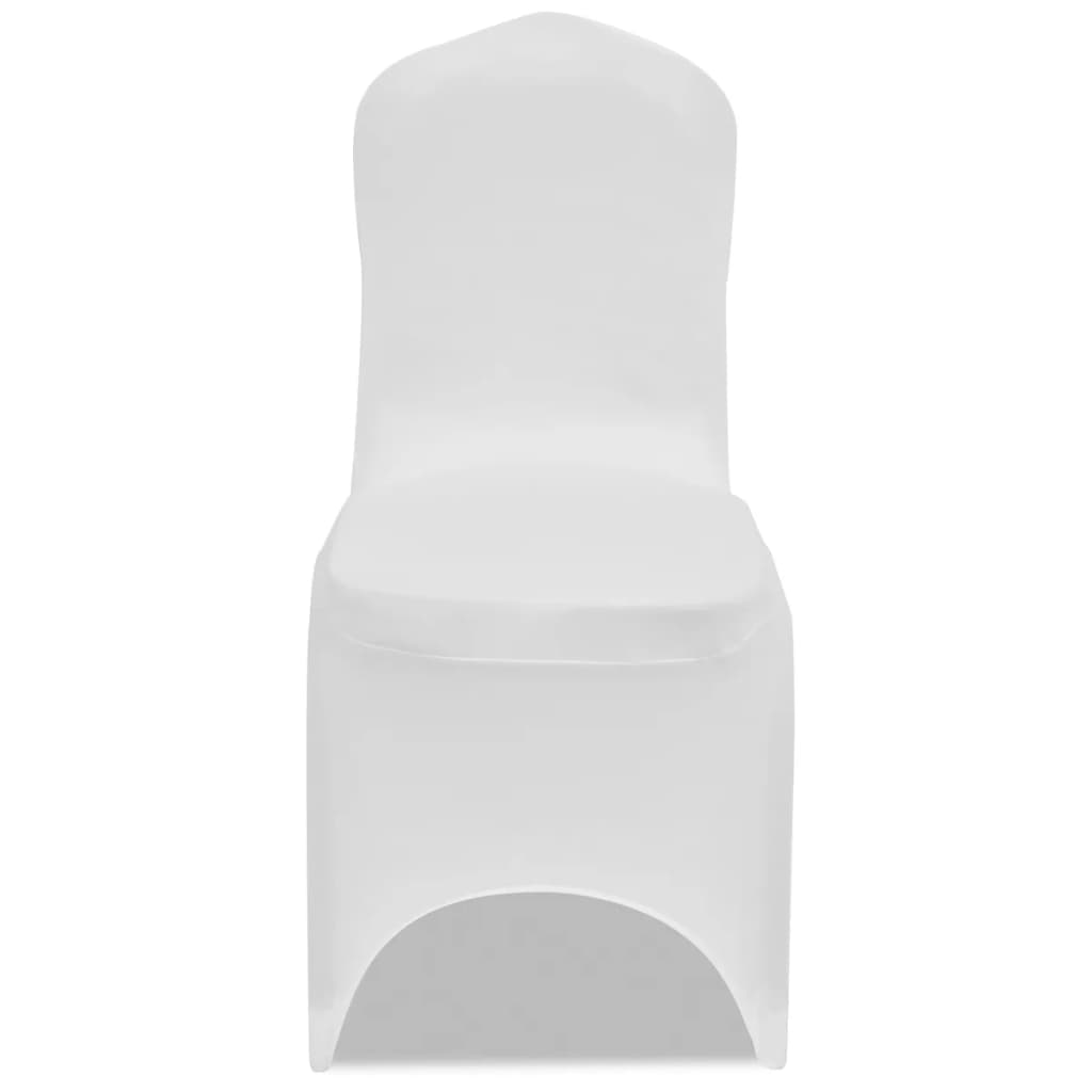 Capa para cadeira elástica 18 pcs branco