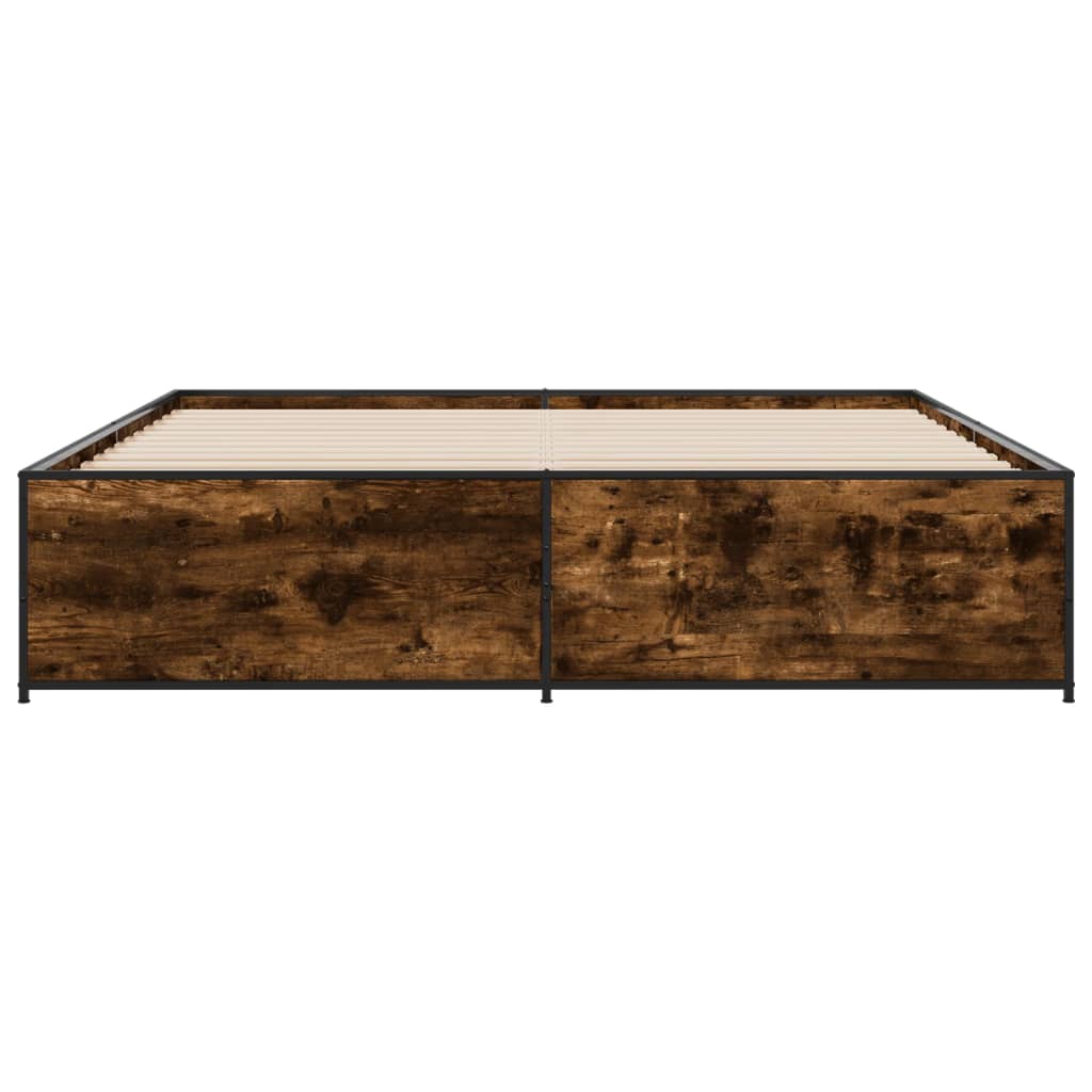 Estrutura de cama 180x200 cm derivados madeira/metal