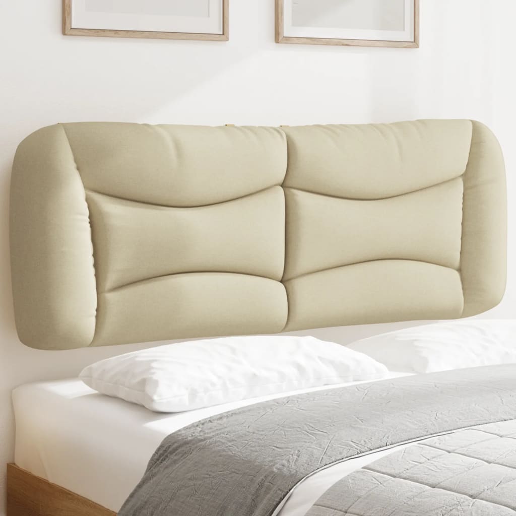 Almofadão de cabeceira hvar 120 cm tecido creme