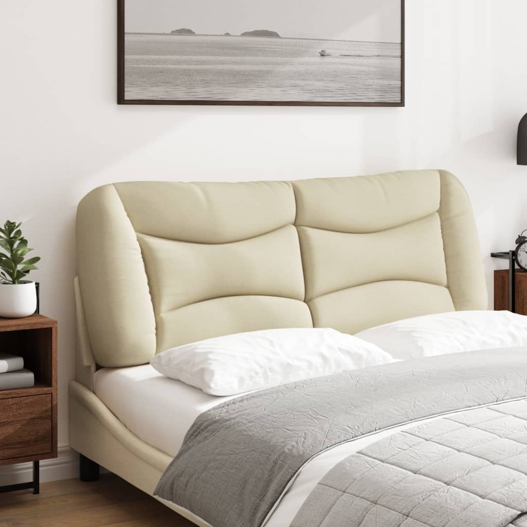 Almofadão de cabeceira hvar 120 cm tecido creme