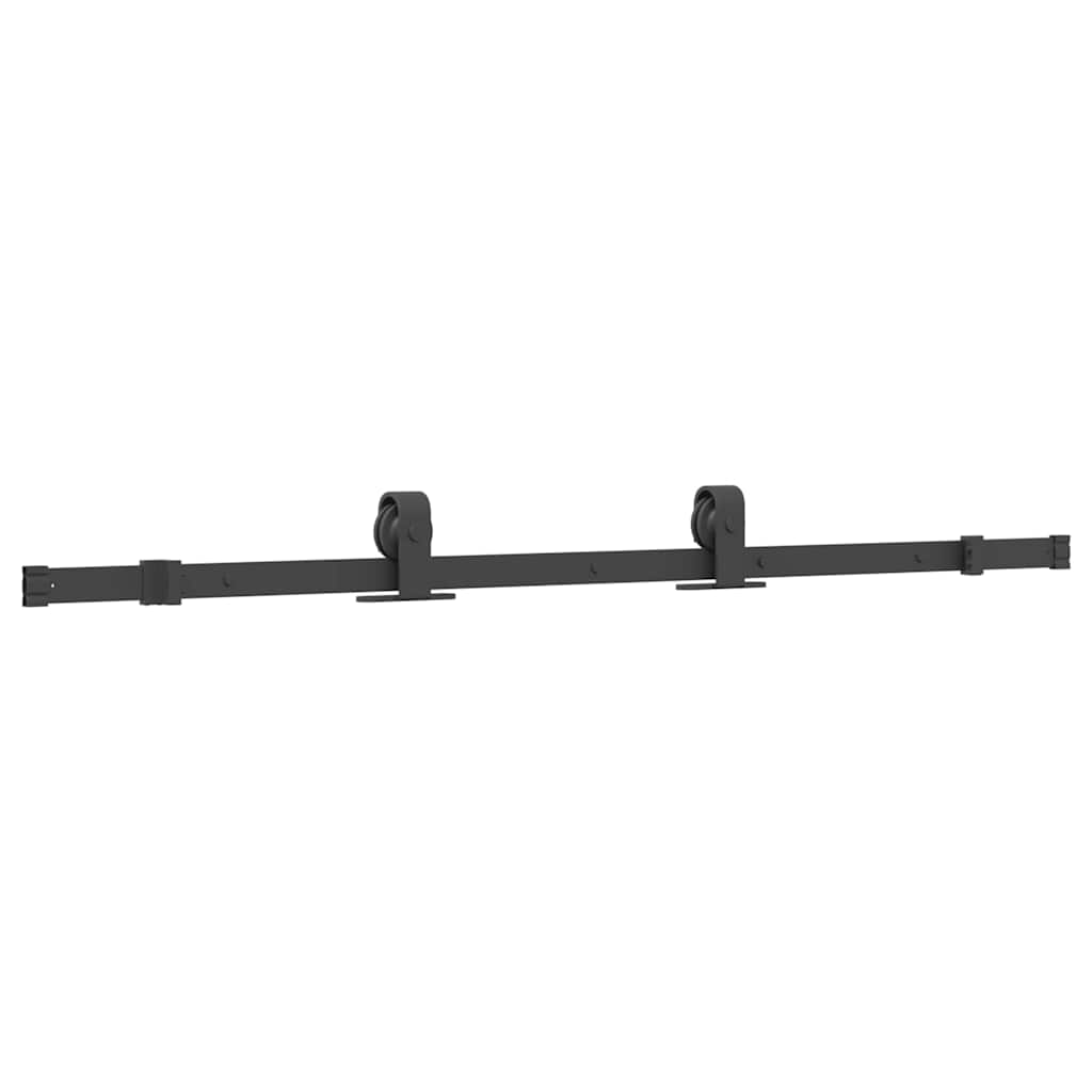 Porta deslizante c/ conj. ferragens 76x205cm vidro esg preto