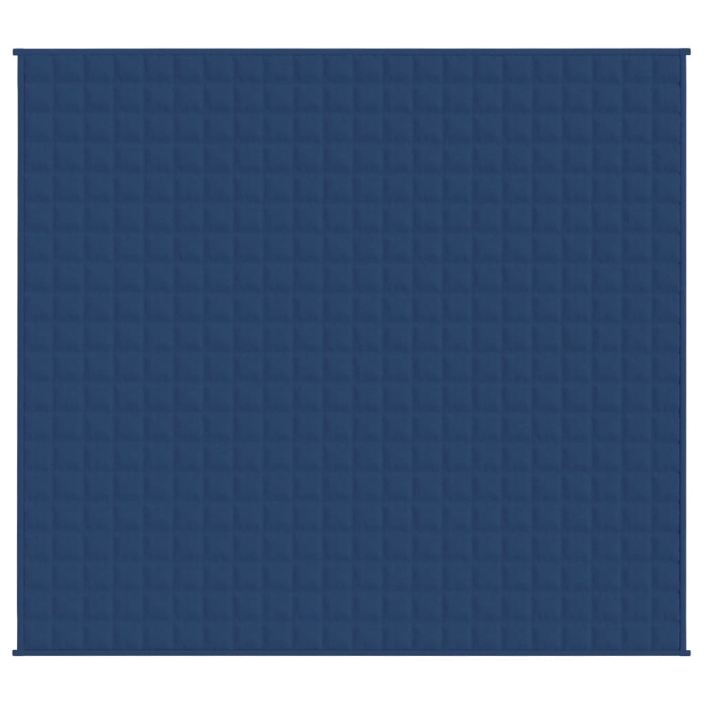 Manta pesada 15 kg 220x230 cm tecido azul