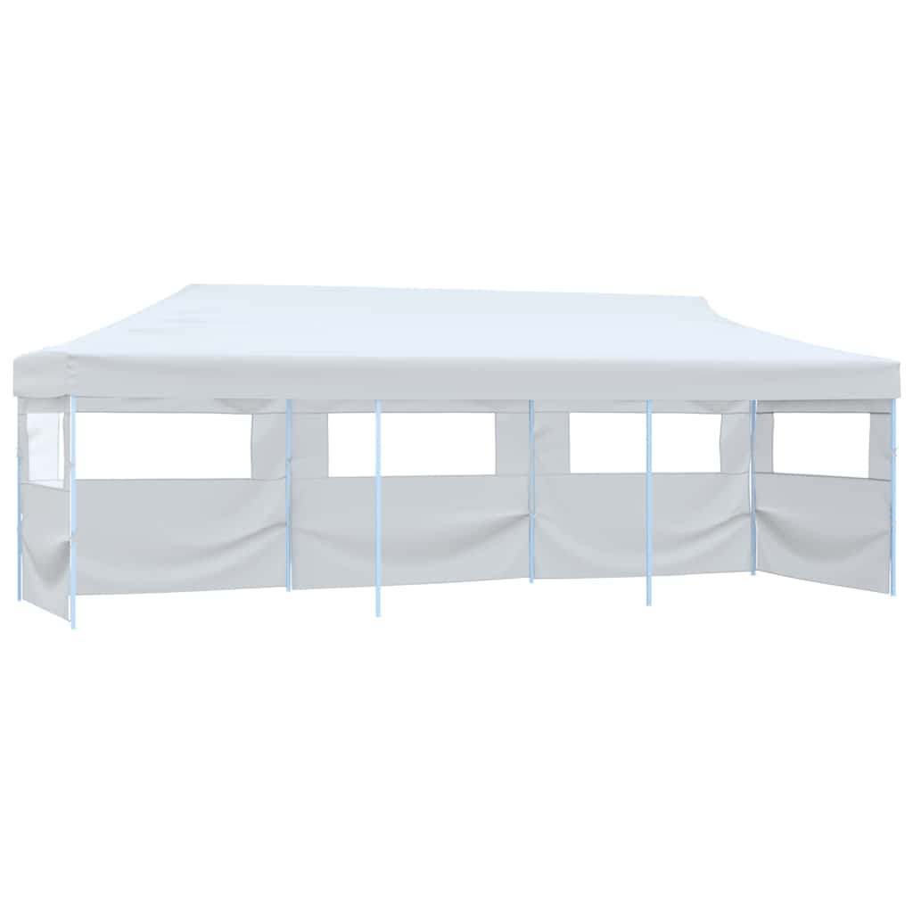Tenda para festas pop-up dobrável c/ 5 paredes 3x9 m branco