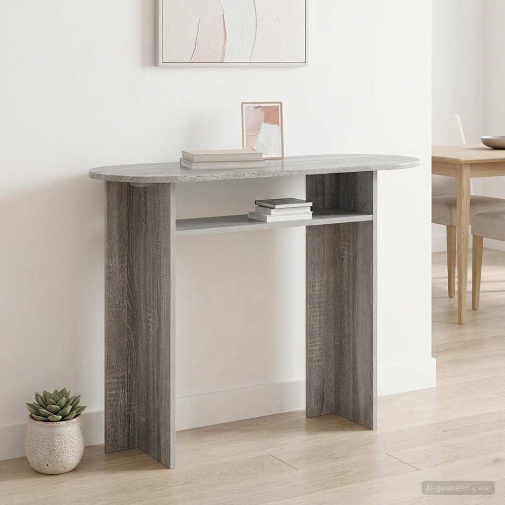 Aparador com armazenamento sonoma cinzento 100 x 39,5 x 75 cm