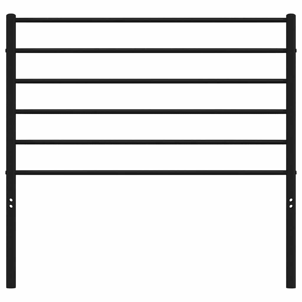 Cabeceira de substituição 107 cm metal preto
