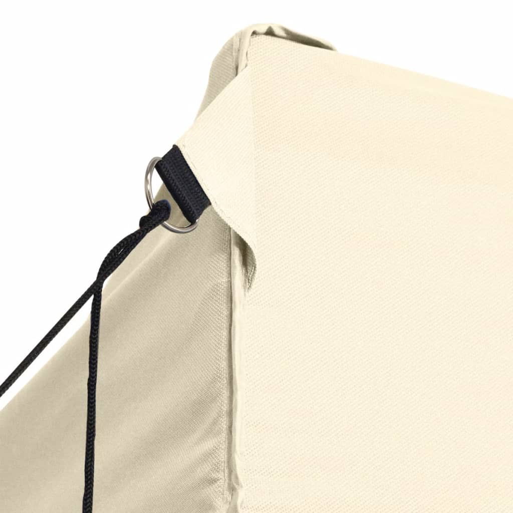 Tenda dobrável com 3 paredes 3x4,5 m creme