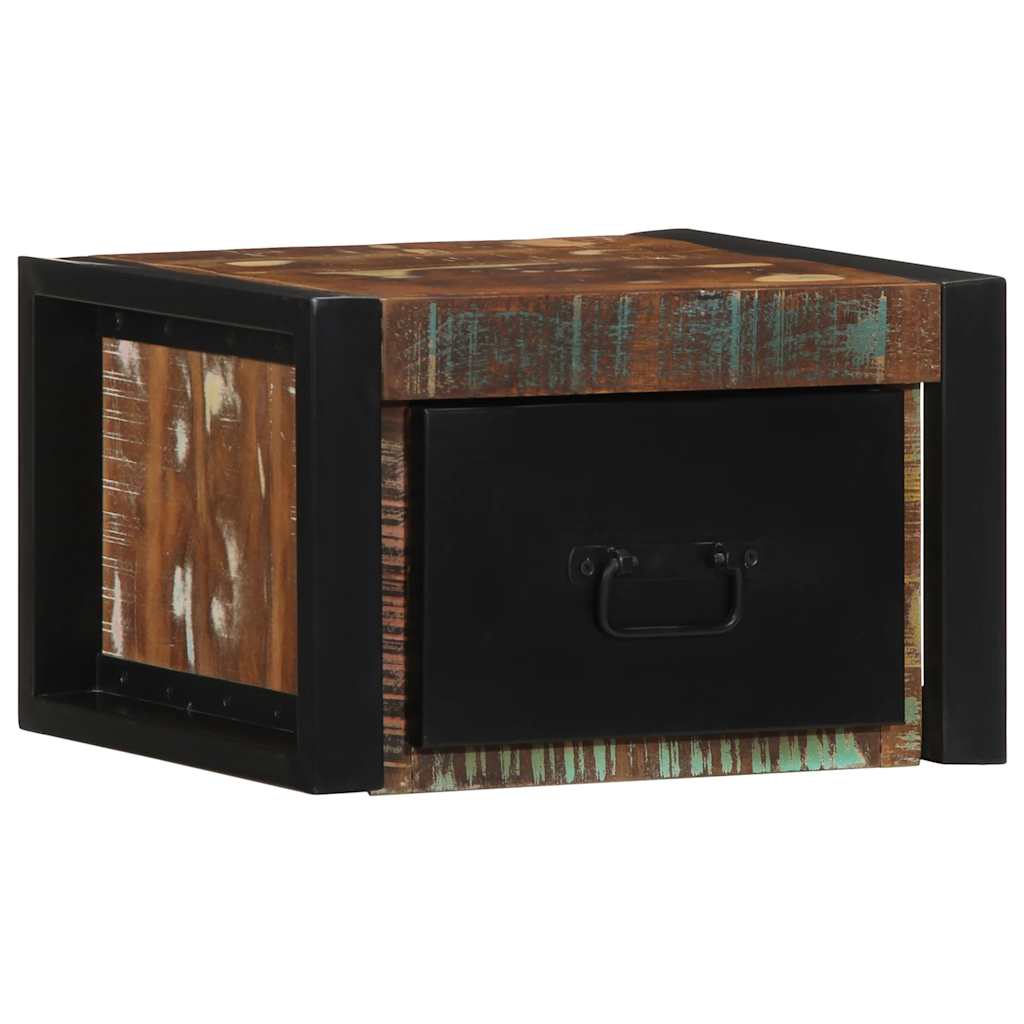 Mesas de cabeceira, 2 pcs, 40x35x25cm madeira maciça recuperada