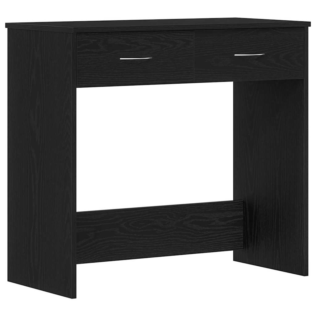 Mesa carvalho preto derivados de madeira 80 x 40 x 75 cm