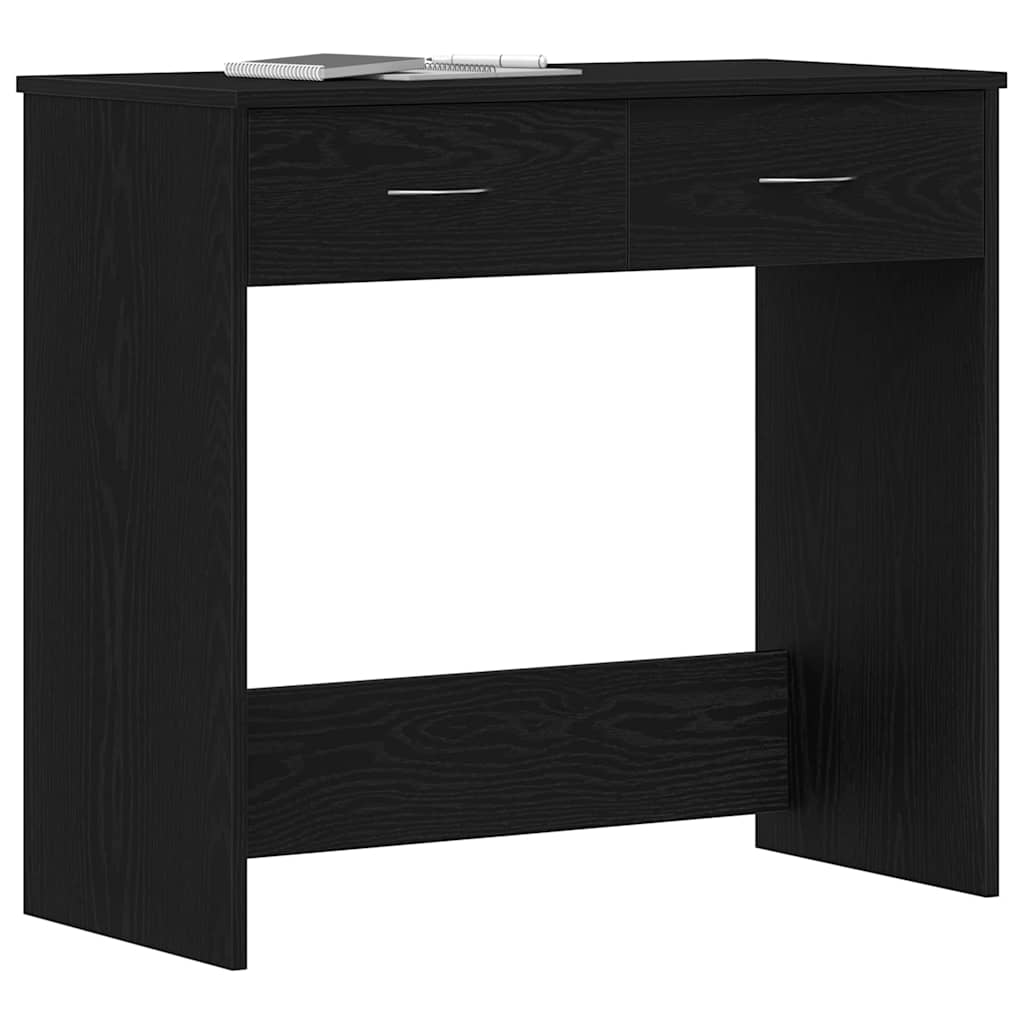 Mesa carvalho preto derivados de madeira 80 x 40 x 75 cm