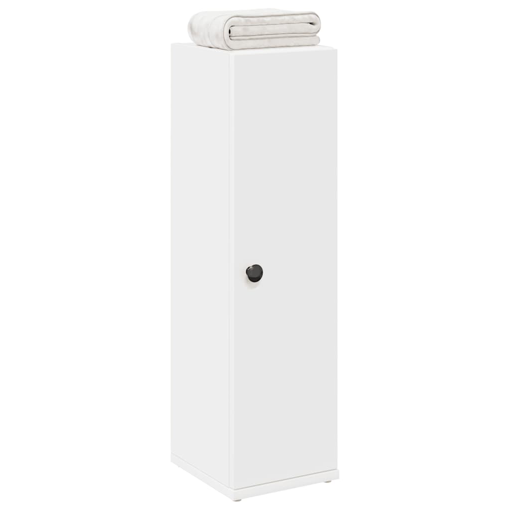 Móvel p/ casa de banho c/ suporte de rolos 20,5x22x72 cm branco