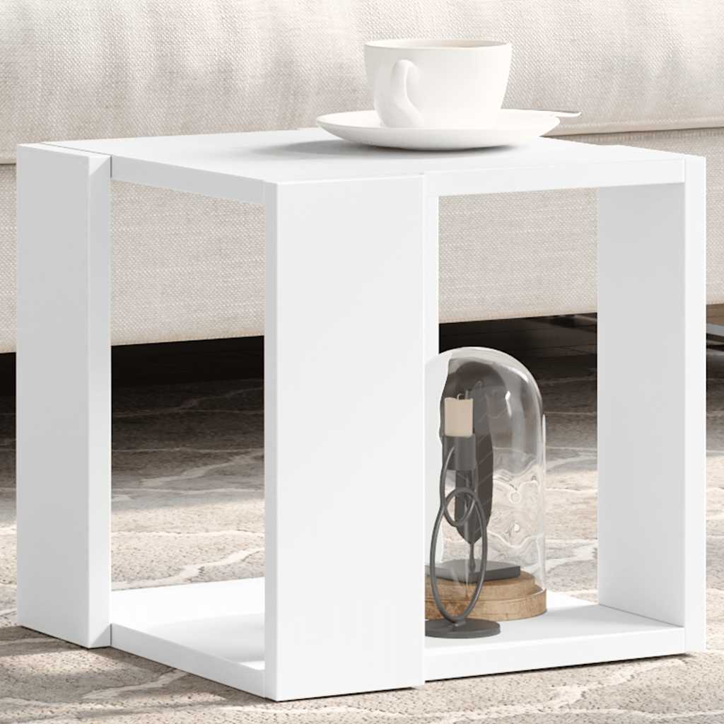 Mesa de centro 32x32x30 cm derivados de madeira branco