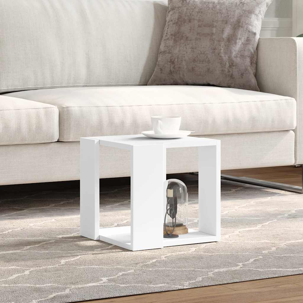 Mesa de centro 32x32x30 cm derivados de madeira branco