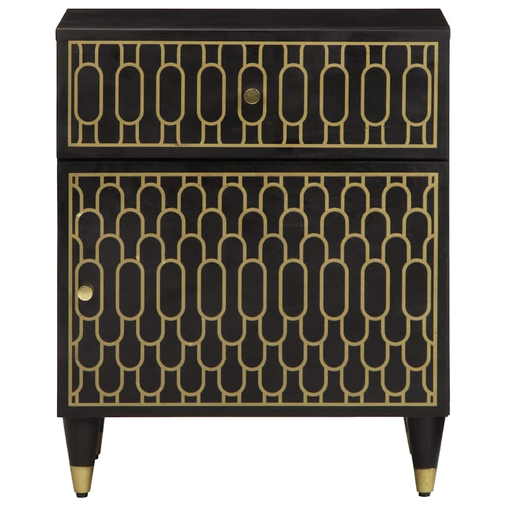Mesa de cabeceira 50x33x60 cm madeira de mangueira maciça