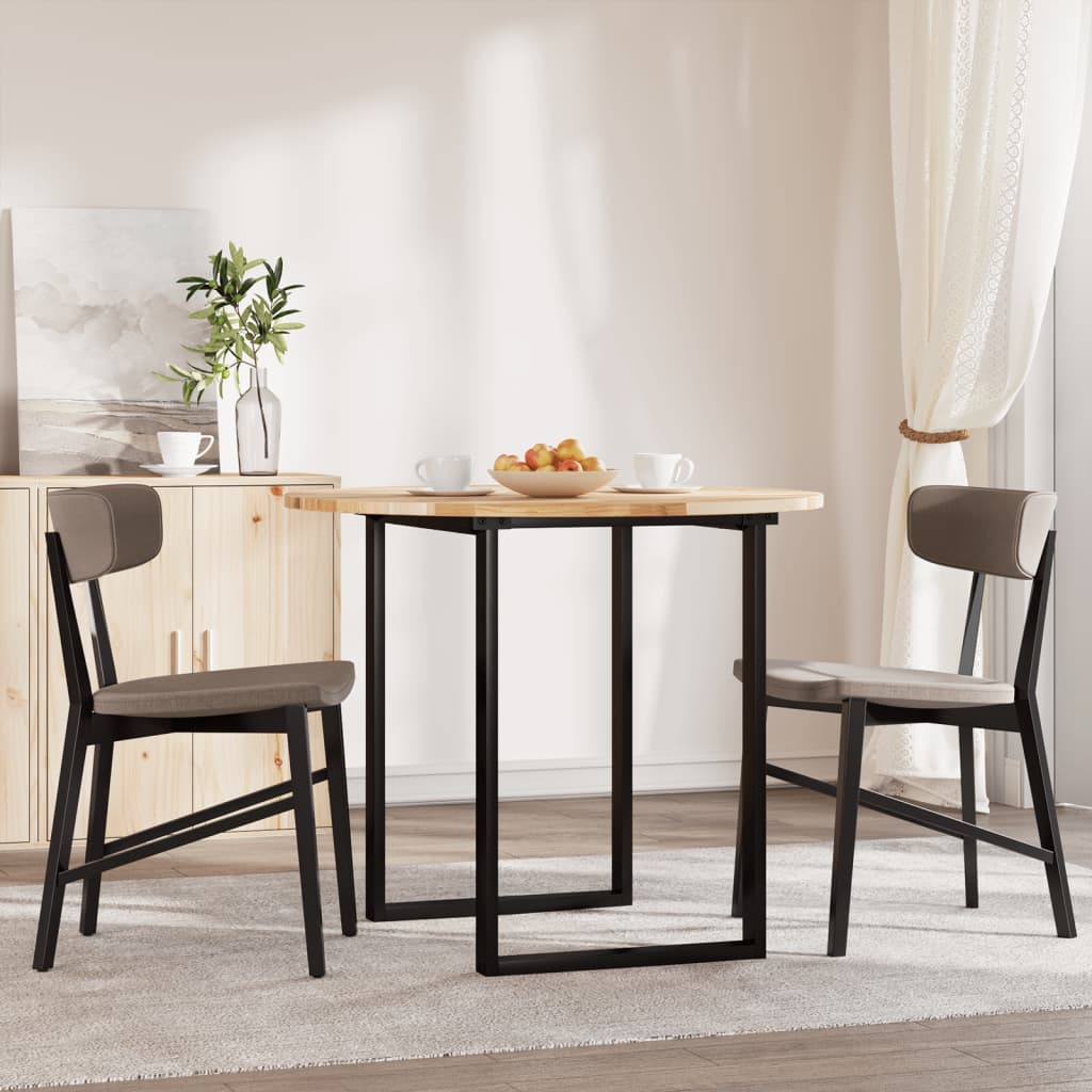 Tampo de mesa redondo ø90x2 cm madeira de acácia maciça