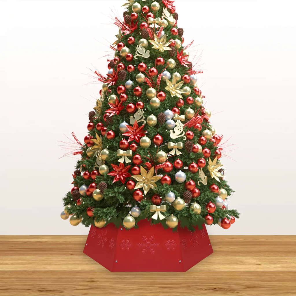 Saia para árvore de natal ø68x25 cm vermelho