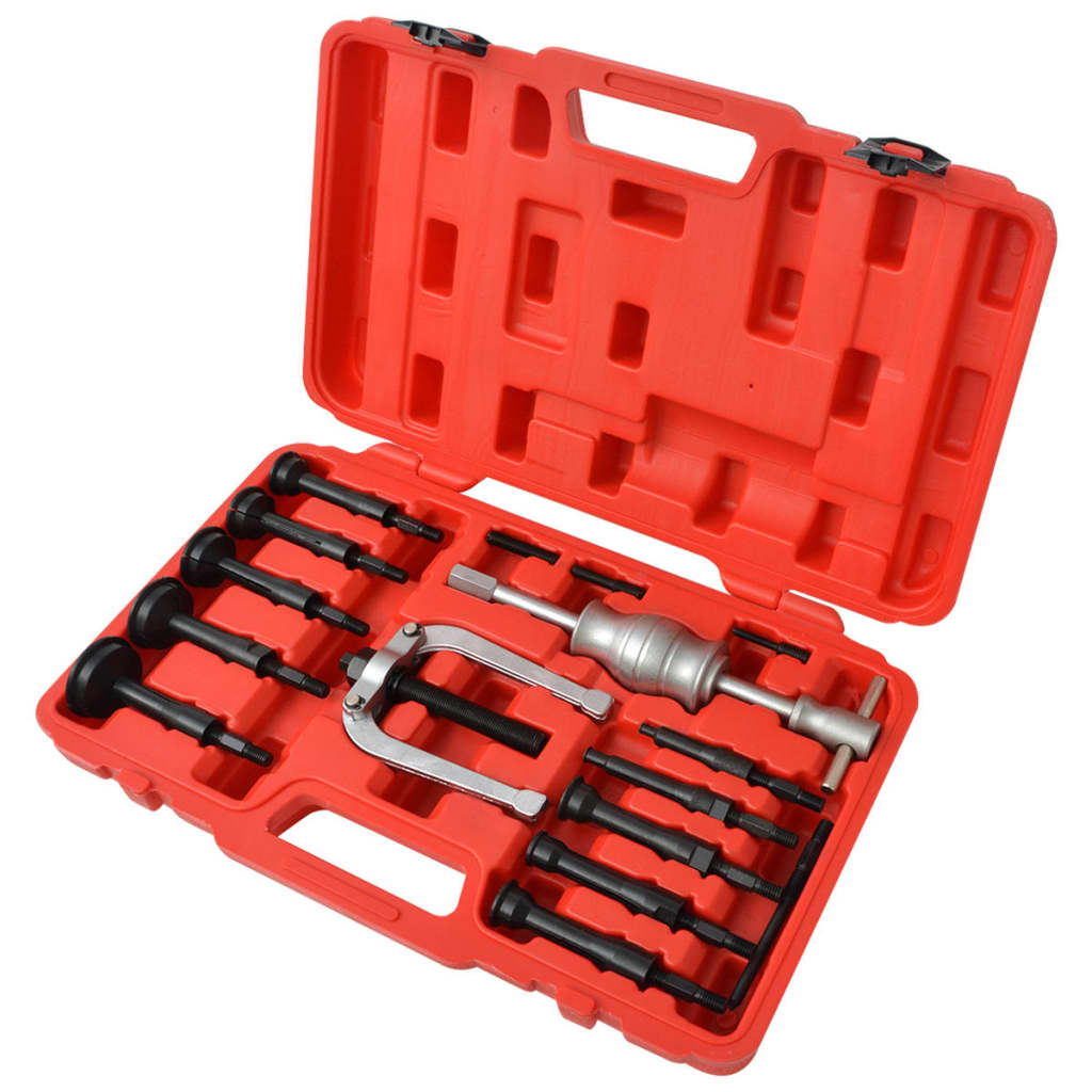 Conjunto extrator de rolamentos de inserção, 16 pcs